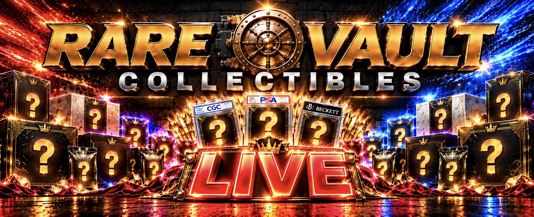 Rare Vault Collectibles LIVE banner